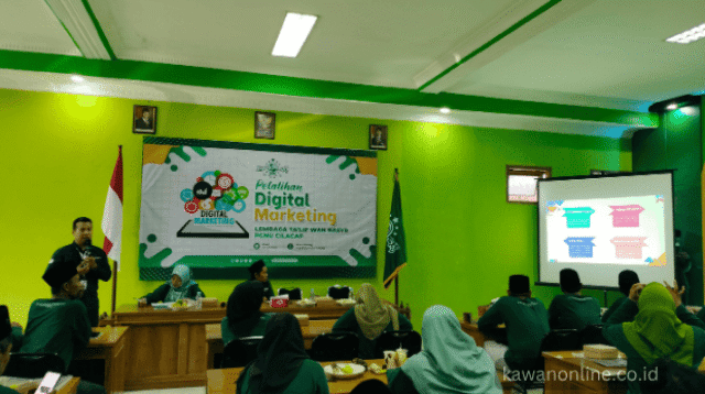 Gandeng Wivi Digital, PCNU Cilacap Gelar Pelatihan Digital Marketing kawan online