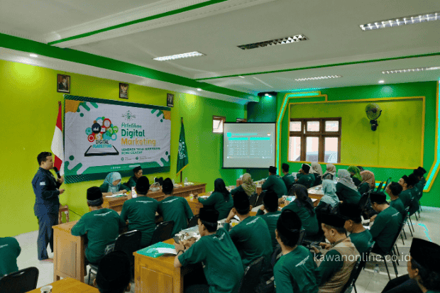 pelatihan digital marketing PCNU Cilacap bersama Wivi Digital kawan online