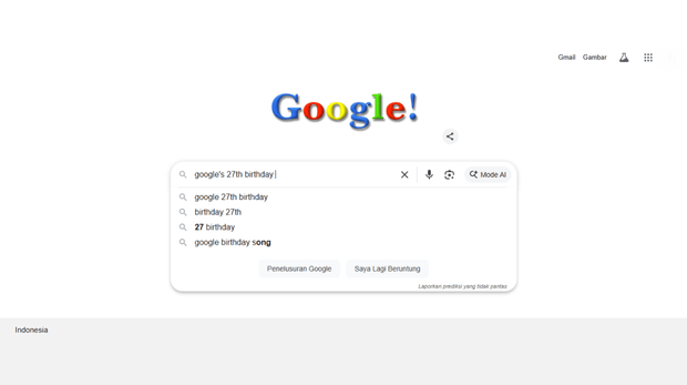 Google’s 27th Birthday, Perjalanan Panjang Mesin Pencari yang Mengubah Dunia kawan online