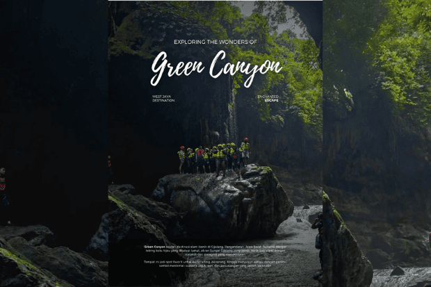 Green Canyon Pangandaran, Pesona Alam Eksotis di Jawa Barat yang Wajib Kamu Kunjungi kawan online (© instagram | greencanyon_pangandaran)