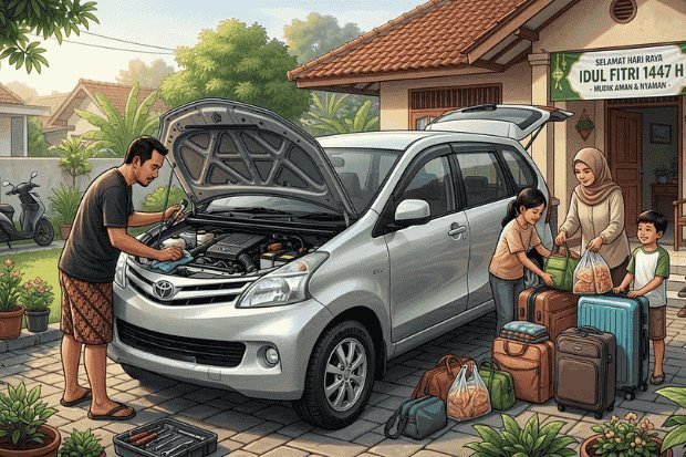 Periksa kendaraan sebelum berangkat