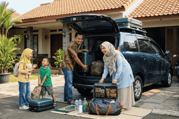 Siapkan perlengkapan selama perjalanan