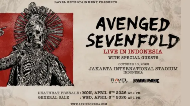 Avenged Sevenfold Jakarta 2026, Jadwal, Tiket, dan Antusiasme Fans Indonesia kawan online